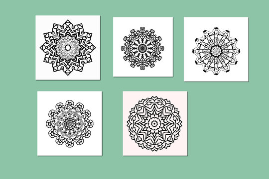 Modern and clean mandala design.