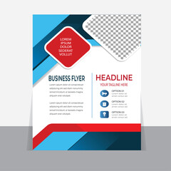 modern  flyer design in template