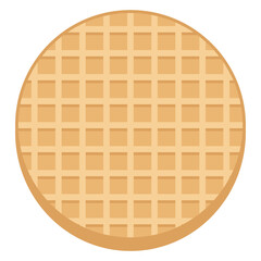 Stroopwafel or cookies on a white background