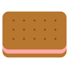 Strawberry Cream Biscuit
