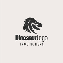 Classy Jurassic Dinosaur Logo Artwork