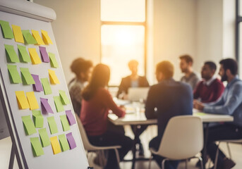 Product Workshop — Scrum Sprint Planning and Roadmap with Post-it Board