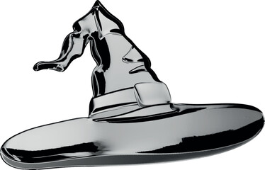 Chrome Witch Hat