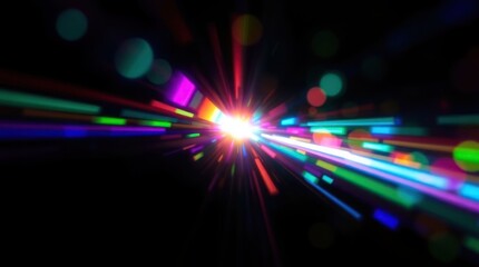 abstract colorful lights