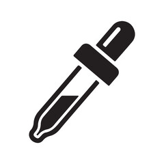 Dropper with Liquid Illustration