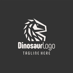 Contemporary Dinosaur Identity Logo Design