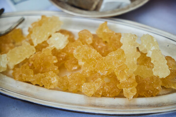 Antique real sugar from the 19th century, made according to ancient recipes