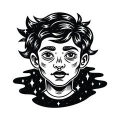 Abstract swirling smoky textures in vibrant rainbow colors dance with ethereal glowing light isolated on transparent background