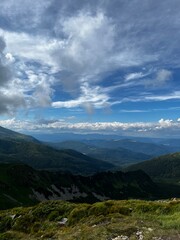 Fototapeta premium clouds over the mountains