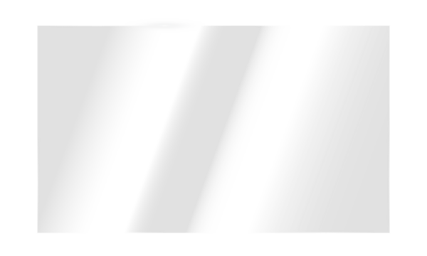 Realistic transparent shiny glossy glass plate panel with light glare reflective surface effect overlay on PNG isolated background rectangle gradient window