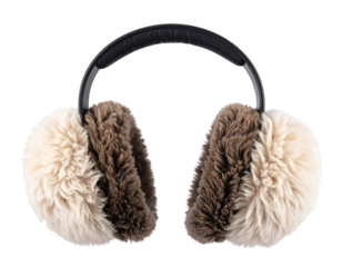  Cozy Winter Earmuffs Isolated on White Background PNG