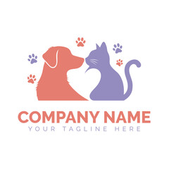 Modern abstract logo design with vibrant color palette