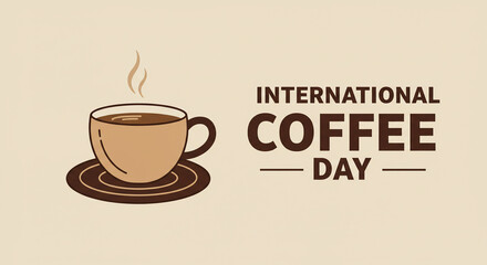 Celebrate International Coffee Day with a steaming cup of rich, aromatic brew, savoring every moment of this beloved beverage's global appreciation and vibrant culture.