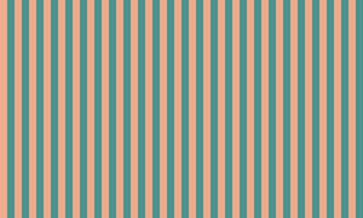 Obraz premium Alternating Vertical Stripes Pattern in Teal and Peach Colors