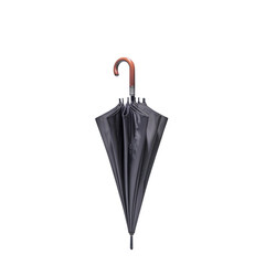 "Compact Black Umbrella"
