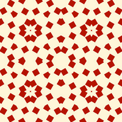 Geometric ornate. Checks, crosses seamless pattern. Checkered ornament. Squares illustration. Tiles wallpaper. Ethnic motif. Spots background. Geometrical digital paper. Kaleidoscope print. Abstract