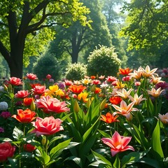 Obraz premium flower in the park