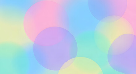 Dreamy pastel bokeh circles create a soft, vibrant, and modern background perfect for creative projects and designs