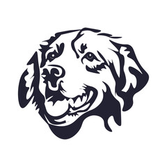 Dog Face Vector Design