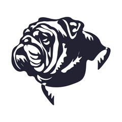 Dog Face Vector Design