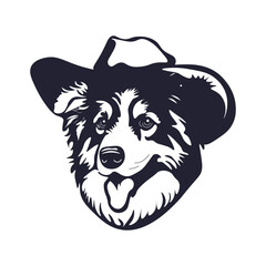 Dog Face Vector Design