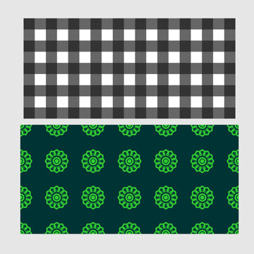 seamless traditional balinese pattern. Indonesian geometric batik motifs with Balinese flower patterns. Traditional Balinese Pattern Vector Background Poleng.