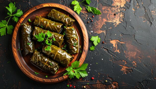 Dolma (gef&uuml;llte Weinbl&auml;tter)