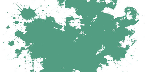 Naklejka premium A map of a European country with a green grunge background and paint splashes