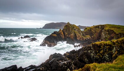 Obraz premium Dramatic coastal scene