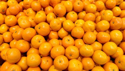 Many ripe oranges