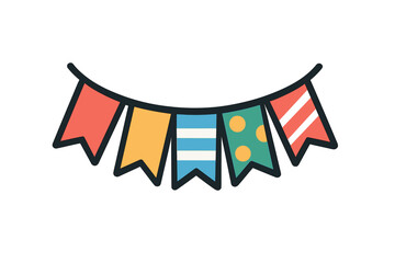 Colorful flat style speech bubble icons set, vector cartoon illustration, transparent background, chat and communication symbols, conversation bubbles collection, different shapes and colors