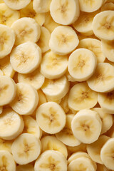 banana slices background