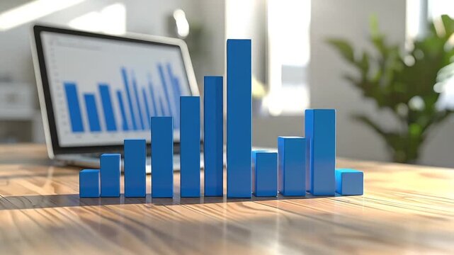 Analyzing Business Growth Trends with Charts.
