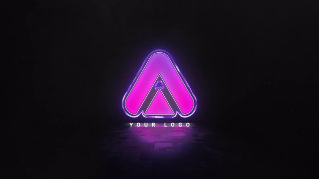 3d unique and clean hyper energetic logo intro animation for your digital business, social media promotion, brand promotion, 4k hd, 3d render, three-dimensional