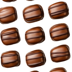 Seamless Chocolate Praline Pattern