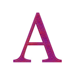 alphabet letter a