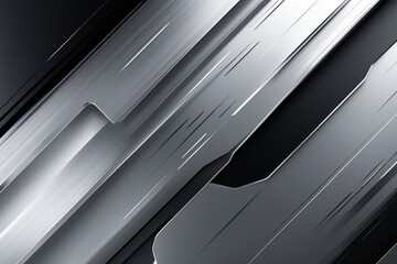 Obraz premium The white and silver are light gray with black the gradient is the Surface with templates metal texture soft lines tech gradient abstract diagonal background silver black sleek with gray and white.