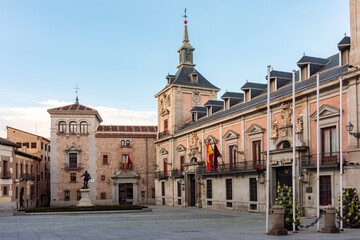 Plaza de la Villa square in Madrid, Spain