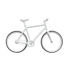bicycle isolated on white background