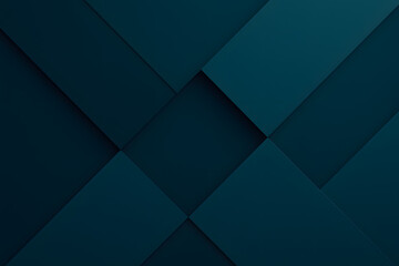 Fototapeta na wymiar Abstract geometric 3D background in petroleum blue