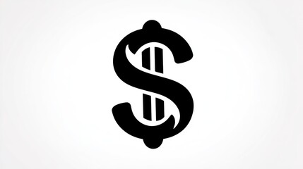 Obraz premium Dollar sign symbol graphic design