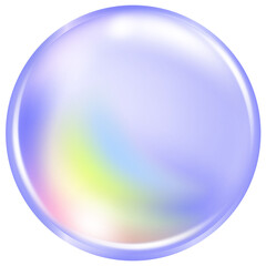 Transparent spheres with cosmetic skincare essence, vitamin or moisture drops, and glossy bubble gum balls.