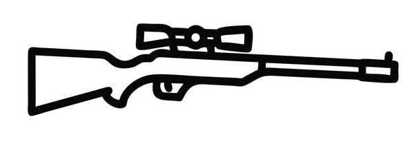 Naklejka premium A vector illustration of a handgun silhouette with a military aesthetic, designed for projects about war and dangerWhat is the specific project you are working on that requires this type of image?