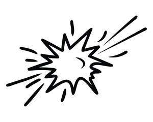 Abstract vector illustration of a watercolor paint splash