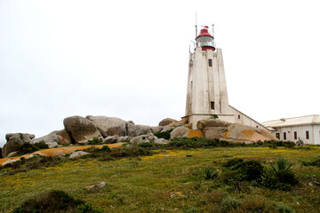 Landscape photo of the Cape Columbine lighthouse, Cape Columbine Nature Reserve, Tieties Bay, ...