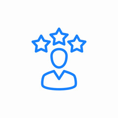 rating favorite icon sign vector