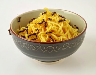 Ants climbing a tree noodle, Sichuan dish