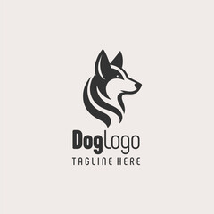 Refined Dog Mark Logo Design