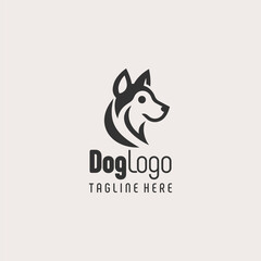 Unique Puppy Dog Logo Design