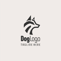Refined Puppy Dog Logo Concept